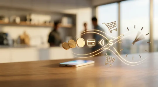 Environnement de commerce en ligne avec focus sur l'expérience mobile et les solutions de paiement