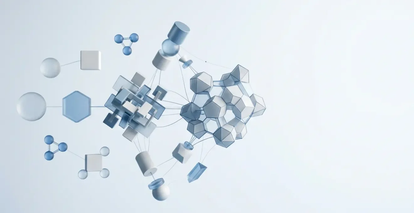 Système de design harmonieux représenté par des composants modulaires interconnectés