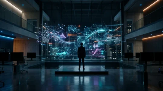 Centre de monitoring en temps réel analysant des flux de données pour détecter les signaux faibles de crise