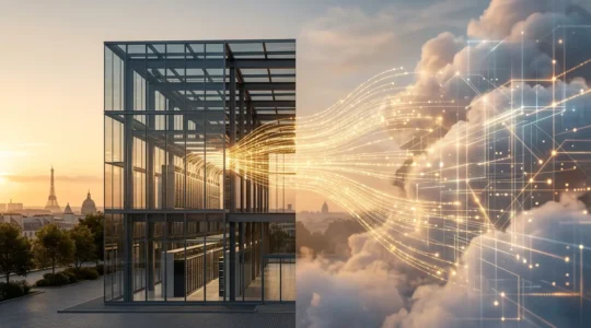 Architecture cloud hybride sécurisée avec datacenter français et connexions cryptées