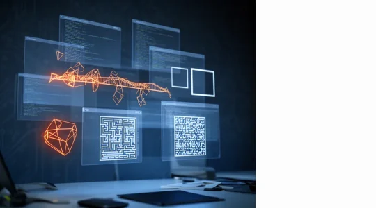 Développeur analysant un écran de code avec des indicateurs d'erreurs d'accessibilité web mis en évidence