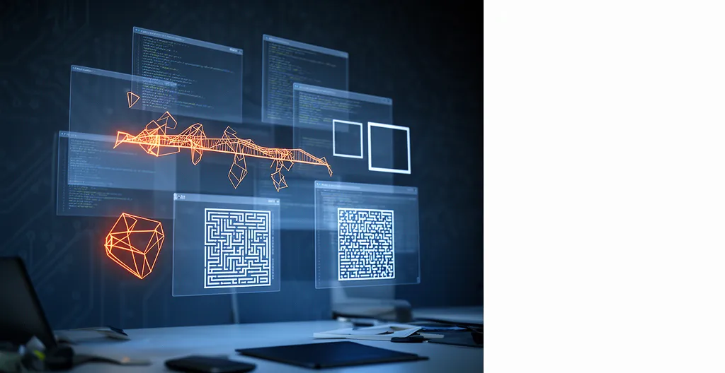 Développeur analysant un écran de code avec des indicateurs d'erreurs d'accessibilité web mis en évidence