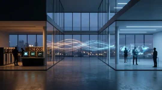 Architecture d'intégration montrant la connexion entre systèmes legacy et modernes