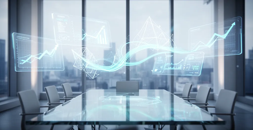 Stratégie publicitaire digitale avec tableaux de bord analytiques et visualisation de données dans un environnement technologique moderne