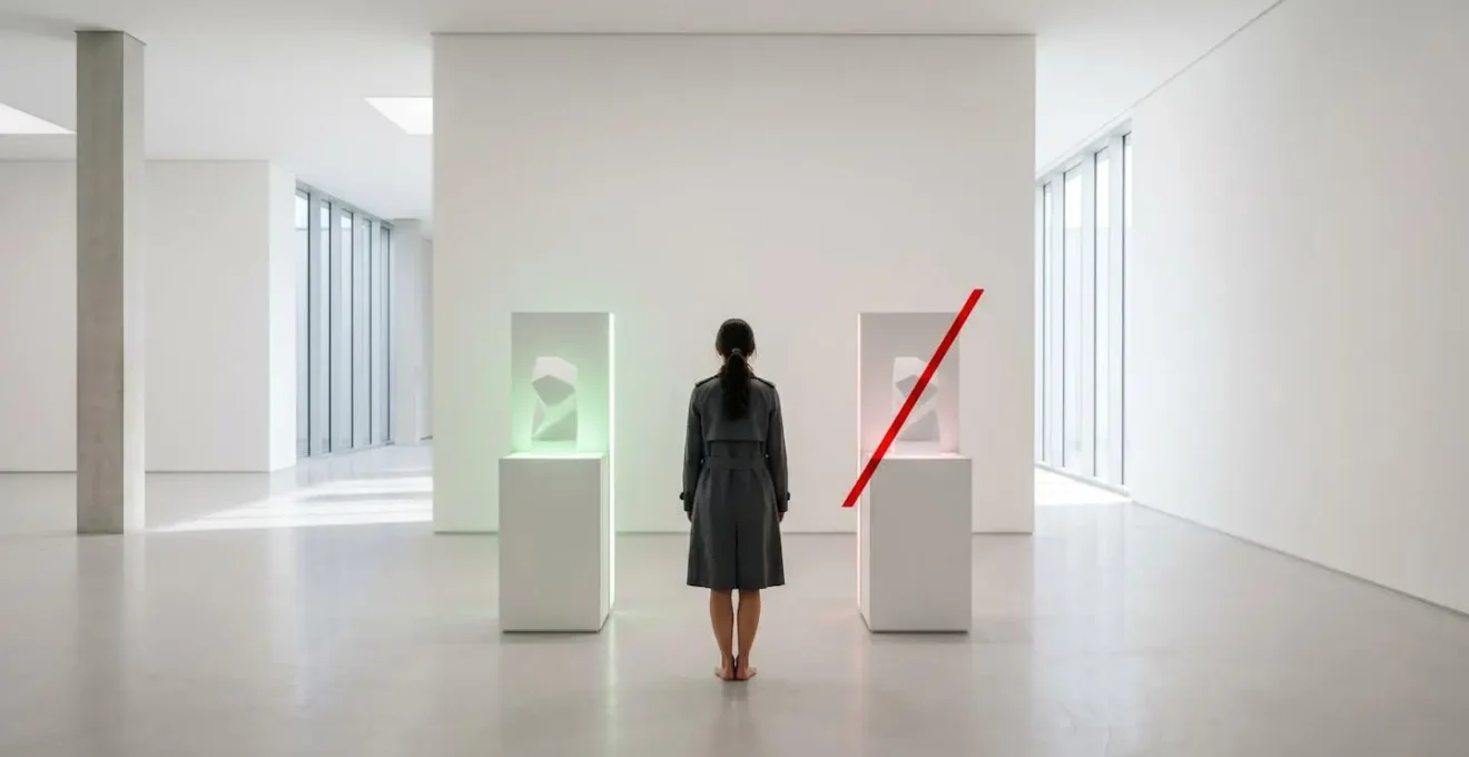 Visualisation abstraite du processus de décision d'achat dans le cerveau