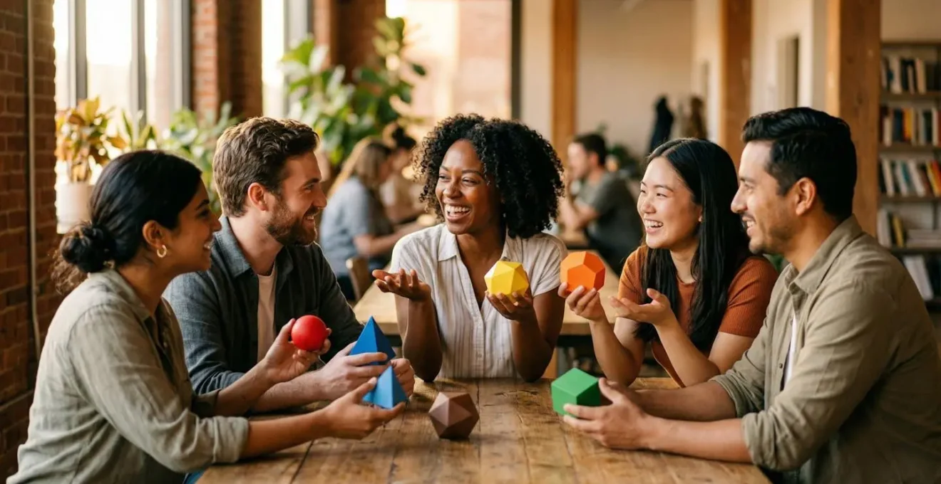 Réseau de personnes interconnectées symbolisant le filtrage collaboratif avec échanges de recommandations